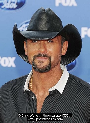 Photo of 2011 American Idol Finale by Chris Walter , reference; tim-mcgraw-4556a,www.photofeatures.com