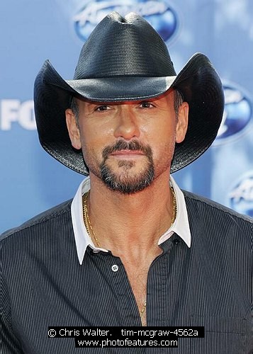 Photo of 2011 American Idol Finale by Chris Walter , reference; tim-mcgraw-4562a,www.photofeatures.com