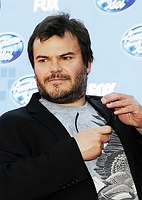 Photo of Jack Black at the 2011 American Idol Finale at the Nokia Theatre in Los Angeles, May 25th 2011.<br>Photo by Chris Walter/Photofeatures