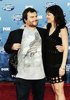 Photo of Jack Black and Tanya Haden at the 2011 American Idol Finale at the Nokia Theatre in Los Angeles, May 25th 2011.<br>Photo by Chris Walter/Photofeatures