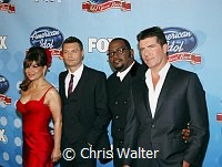 Paula Abdul, Ryan Seacrest, Randy Jackson and Simon Cowell at the American Idol - Idol Gives Back show at the Kodak Theatre, April 6th 2008.<br>Photo by Chris Walter/Photofeatures