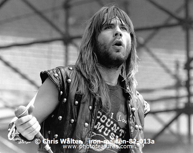 Photo of Iron Maiden for media use , reference; iron-maiden-82-013a,www.photofeatures.com