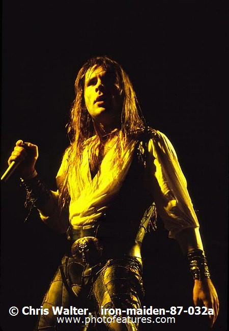 Photo of Iron Maiden for media use , reference; iron-maiden-87-032a,www.photofeatures.com