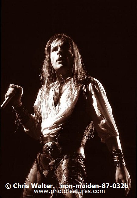 Photo of Iron Maiden for media use , reference; iron-maiden-87-032b,www.photofeatures.com