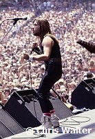 Iron Maiden 1982 Bruce Dickinson at Anaheim Stadium<br> Chris Walter<br>