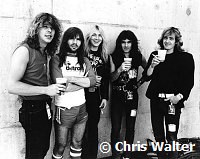 Iron Maiden 1982 Clive Burr, Bruce Dickinson, Dave Murray, Steve Harris andAdrian Smith<br> Chris Walter<br>