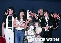 Iron Maiden 1983 Nicko McBrain, Steve Harris, Bruce Dickinson, Dave Murray and Adrian Smith.<br> Chris Walter