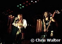 Iron Maiden 1987 Bruce Dickinson and Steve Harris<br> Chris Walter