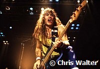 Iron Maiden 1987 Steve Harris in Japan