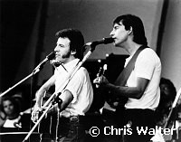 Bruce Springsteen 1981 with Jackson Browne at Survival Sunday 4 at the Hollywood Bowl<br><br> Chris Walter<br><br>