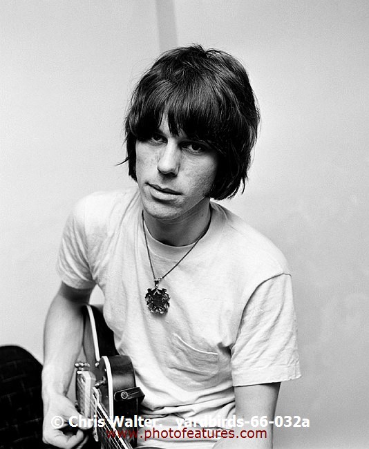 Photo of Jeff Beck for media use , reference; yardbirds-66-032a,www.photofeatures.com