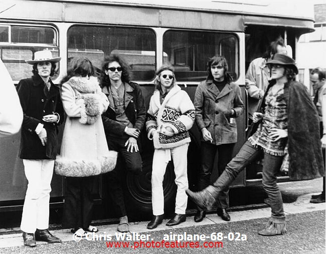 Photo of Jefferson Airplane for media use , reference; airplane-68-02a,www.photofeatures.com
