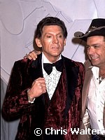 Jerry Lee Lewis 1982 with Mickey Gilley at Grammy Awards<br><br>