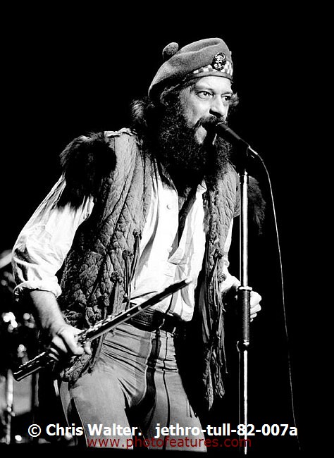 Photo of Jethro Tull for media use , reference; jethro-tull-82-007a,www.photofeatures.com