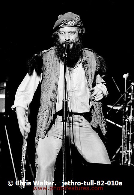 Photo of Jethro Tull for media use , reference; jethro-tull-82-010a,www.photofeatures.com