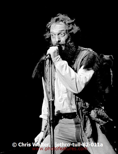 Photo of Jethro Tull for media use , reference; jethro-tull-82-011a,www.photofeatures.com