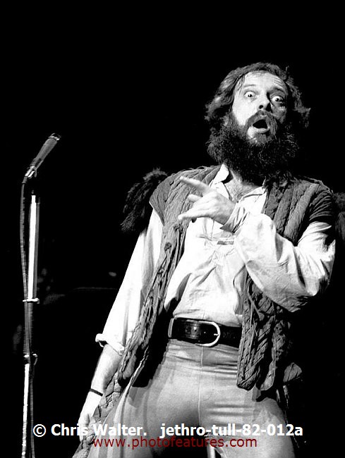 Photo of Jethro Tull for media use , reference; jethro-tull-82-012a,www.photofeatures.com