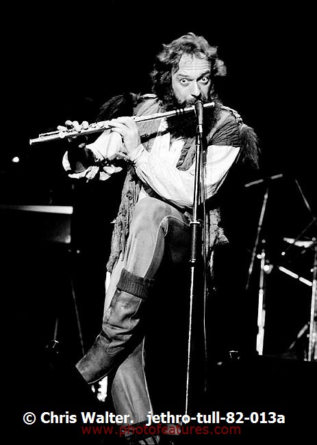 Photo of Jethro Tull for media use , reference; jethro-tull-82-013a,www.photofeatures.com