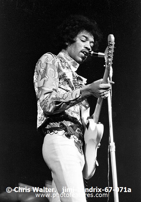 Photo of Jimi Hendrix for media use , reference; jimi-hendrix-67-071a,www.photofeatures.com