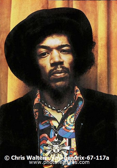 Photo of Jimi Hendrix for media use , reference; jimi-hendrix-67-117a,www.photofeatures.com