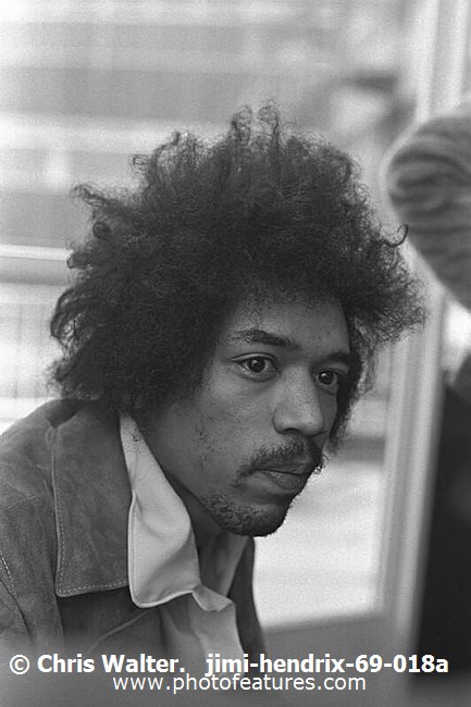 Photo of Jimi Hendrix for media use , reference; jimi-hendrix-69-018a,www.photofeatures.com