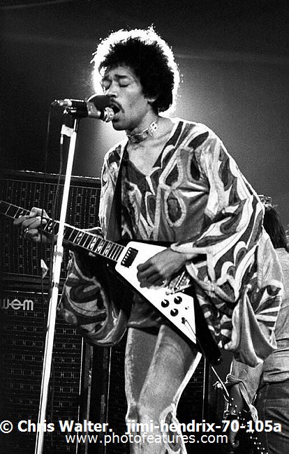 Photo of Jimi Hendrix for media use , reference; jimi-hendrix-70-105a,www.photofeatures.com
