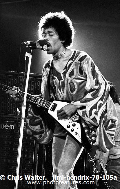Photo of Jimi Hendrix for media use , reference; jimi-hendrix-70-105a,www.photofeatures.com