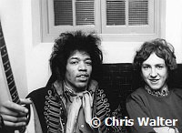 Jimi Hendrix 1967 with Mitch Mitchell