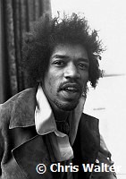 Jimi Hendrix in the UK in the 60's at BBC Bar<br>