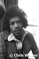 Jimi Hendrix 1969 at BBC Bar for Lulu TV Show