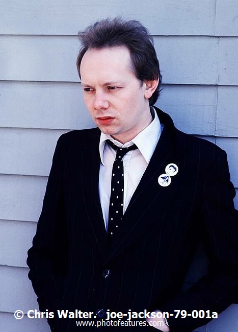 Photo of Joe Jackson for media use , reference; joe-jackson-79-001a,www.photofeatures.com