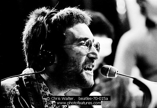 Photo of John Lennon by Chris Walter , reference; beatles-70-015a,www.photofeatures.com