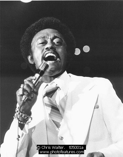 Photo of Johnnie Taylor by Chris Walter , reference; t05001a,www.photofeatures.com