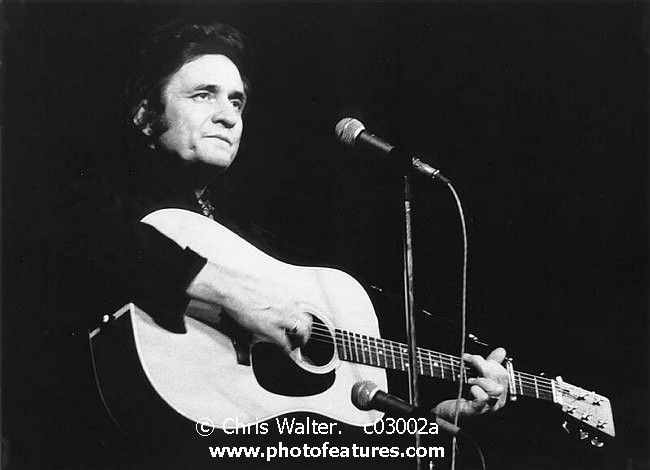Photo of Johnny Cash for media use , reference; c03002a,www.photofeatures.com