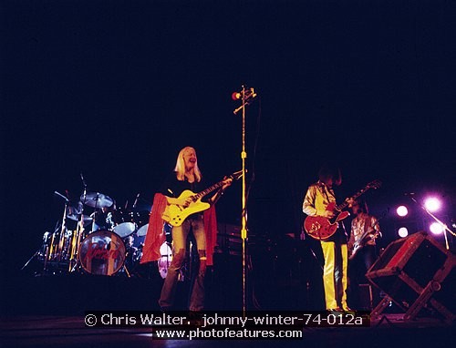 Photo of Johnny Winter for media use , reference; johnny-winter-74-012a,www.photofeatures.com