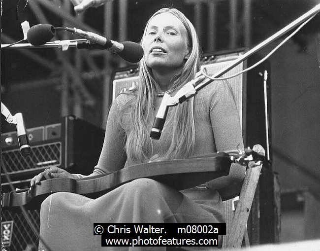 Photo of Joni Mitchell for media use , reference; m08002a,www.photofeatures.com