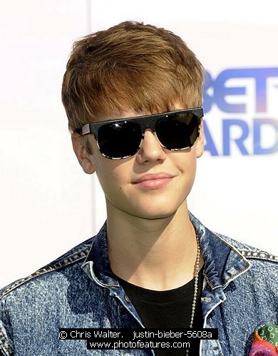 Photo of Justin Bieber by Chris Walter , reference; justin-bieber-5608a,www.photofeatures.com