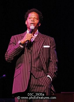 Photo of DL Hughley at Don Felder and friends Rock Cerritos for Katrina at Cerritos Center For The Performing Arts, February 1st 2006.<br>Photo by Chris Walter/Photofeatures , reference; DSC_3935a