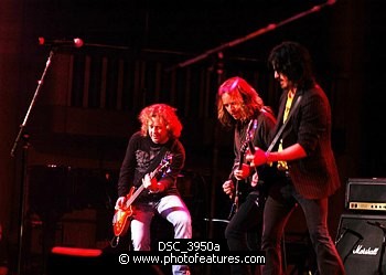 Photo of Jack Blades, Tommy Shaw and Gilby Clarke<br>at Don Felder and friends Rock Cerritos for Katrina , reference; DSC_3950a