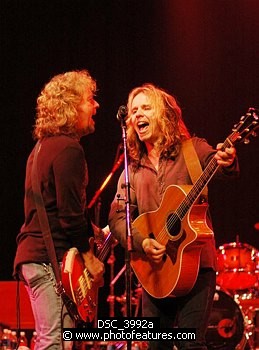 Photo of Jack Blades and Tommy Shaw - Shaw Blades<br>at Don Felder and friends Rock Cerritos for Katrina<br>at Cerritos Center For The Performing Arts, February 1st 2006.<br>Photo by Chris Walter/Photofeatures , reference; DSC_3992a