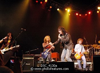 Photo of Gilby Clarke, Tommy Shaw, Alice Cooper and Jack Blades at Don Felder and friends Rock Cerritos for Katrina<br>at Cerritos Center For The Performing Arts, February 1st 2006.<br>Photo by Chris Walter/Photofeatures , reference; DSC_4130a