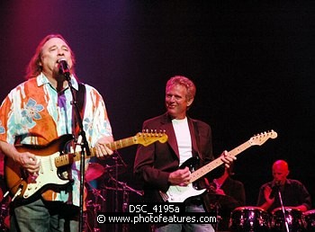 Photo of Stephen Stills and Don Felder (Eagles) at Don Felder and friends Rock Cerritos for Katrina at Cerritos Center For The Performing Arts, February 1st 2006.<br>Photo by Chris Walter/Photofeatures , reference; DSC_4195a