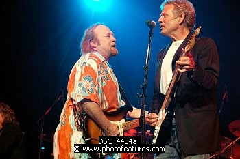 Photo of Stephen Stills and Don Felder at Don Felder and friends Rock Cerritos for Katrina at Cerritos Center For The Performing Arts, February 1st 2006.<br>Photo by Chris Walter/Photofeatures , reference; DSC_4454a