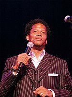 Photo of DL Hughley at Don Felder and friends Rock Cerritos for Katrina at Cerritos Center For The Performing Arts, February 1st 2006.<br>Photo by Chris Walter/Photofeatures