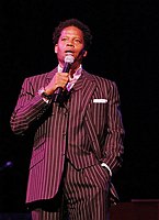 Photo of DL Hughley at Don Felder and friends Rock Cerritos for Katrina at Cerritos Center For The Performing Arts, February 1st 2006.<br>Photo by Chris Walter/Photofeatures