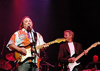 Photo of Stephen Stills and Don Felder<br>at Don Felder and friends Rock Cerritos for Katrina