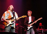 Photo of Stephen Stills and Don Felder<br>at Don Felder and friends Rock Cerritos for Katrina