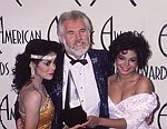 Photo of LaToya Jackson. Kenny Rogers and Janet jackson 1985 American Music awards<br><br>