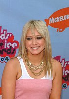 Hilary Duff at the 2004 Nickelodeon Kids Choice Awards at Pauley Pavilion in Los Angeles 4th April 2004.