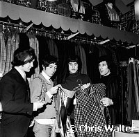 The Kinks 1966 Dave Davies, Pete Quaife, Ray Davies and Mick Avory in Carnaby Street<br> Chris Walter